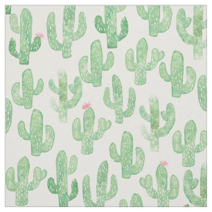 Cactus Print Stof