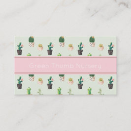 Cactus Print Visitekaartje
