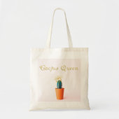 Cactus Queen Canvas tas (Voorkant)