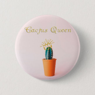 Cactus Queen Pin Ronde Button 5,7 Cm