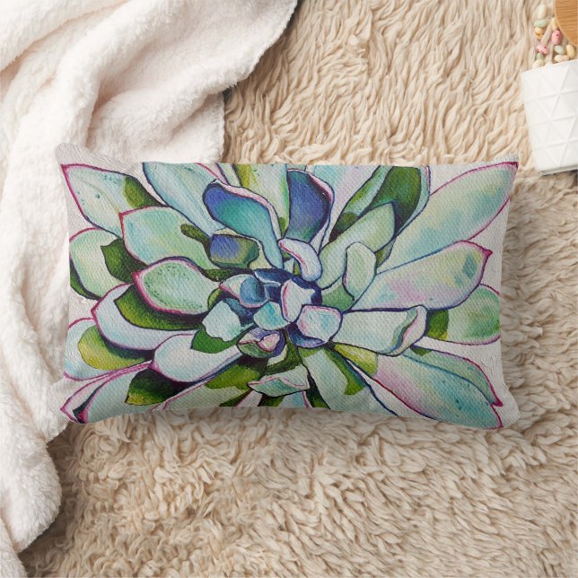 Cactus randen Quinacridon Magenta olieverfschilder Kussen (Deken)