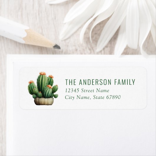 Cactus Return Address Labels (Insitu)