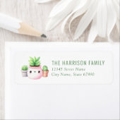 Cactus Return Address Labels (Insitu)