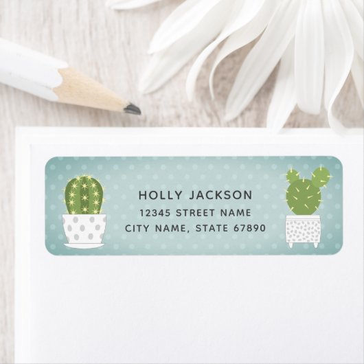 Cactus Return Address Labels (Insitu)