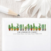 Cactus Return Address Labels (Insitu)