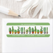 Cactus Return Address Labels (Insitu)