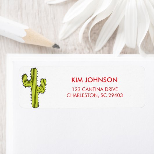 Cactus Return Address Labels (Insitu)