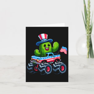 Cactus rijdende monstertruck 4 juli kaart