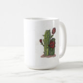 Cactus rouge 1 tasse de café (Devant droit)
