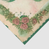 Cactus Roze Bloem Ephemera Collage Art No3 Tissuepapier (Detail)