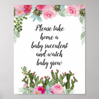 Cactus roze bloemig Neem een Baby succulent