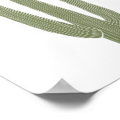 Cactus Saguaro Vert Décoration de Pépinière du Sud (Coin)