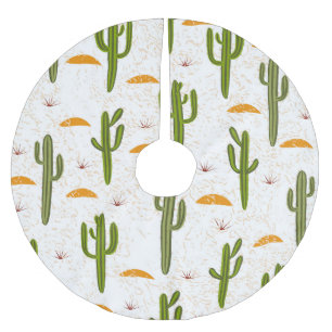 Cactus Sand: Mexicaanse stijl naadloos. Kerstboom Rok