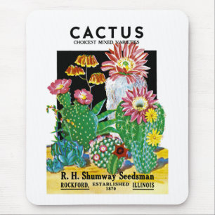 Cactus Seed Packet Label Muismat