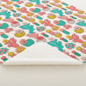 Cactus Sherpa Blanket Deken (3/4)
