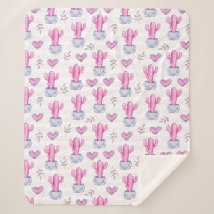 Cactus Sherpa Deken