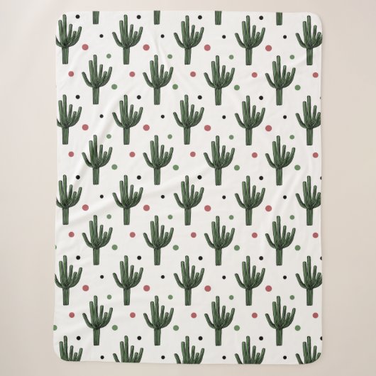 Cactus Sherpa Deken (Voorkant)