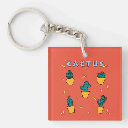 Cactus Sleutelhanger (voorkant)