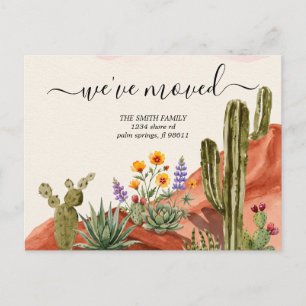 Cactus Southwest We Zijn Verhuisd Verhuisbericht Briefkaart
