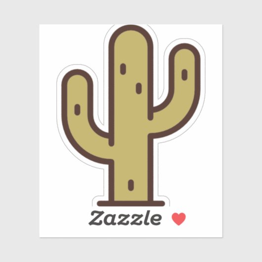 cactus sticker (Vel)