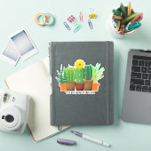 Cactus sticker van op maat gesneden vinyl (iPad Cover)