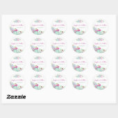 Cactus & Stickers Mariage Fleurs Succulentes (Feuille)