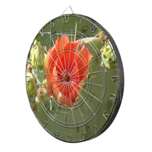 Cactus Stoer en Mooi dartboard Dartbord (Voorkant Rechts)