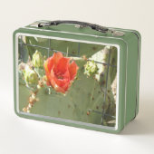 Cactus Stoere en mooie groene lunchbox (Achterkant)