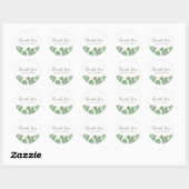 Cactus succulent baby shower dank u sticker (Vel)