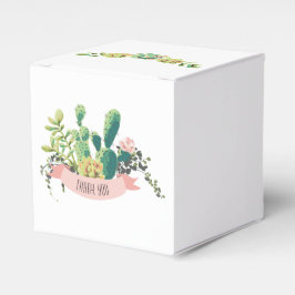Cactus Succulent Boho Rustic Bedankdoosjes