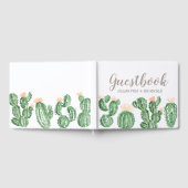 Cactus succulent bruiloft gastenboek (Volledig)