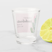 Cactus Succulent Desert Bachelorette Shot Glas (Achterkant)