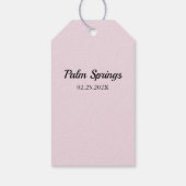 Cactus Succulent Flower Wedding Welcome Bag Favor Cadeaulabel (Achterkant)
