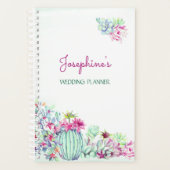 Cactus & Succulent gepersonaliseerd Planner (Voorkant)