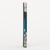 Cactus Succulent Monogram Ocean Blue Monogram Case-Mate iPhone Case (Achterkant/rechts)