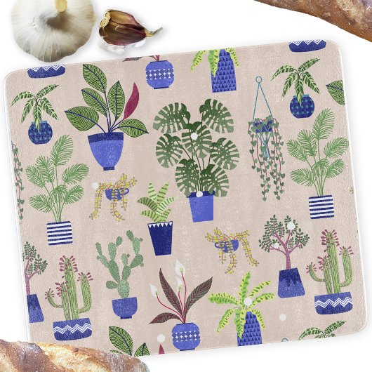Cactus Succulent Pattern Snijplank