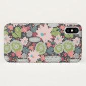 Cactus Succulent Planten Patroon Case-Mate iPhone Case (Achterkant (horizontaal))