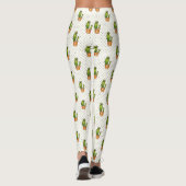 Cactus & Succulent Polk Dot Patroon 3 Leggings (Achterkant)