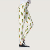 Cactus & Succulent Polk Dot Patroon 3 Leggings (Rechts)