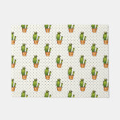 Cactus & Succulent Polk Dot Pattern Deurmat (Voorkant)