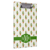 Cactus & Succulent Polk Dot Pattern Klembord (Rechts)
