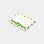 Cactus & Succulent Polk Dot Pattern Post-it® Notes (Schuin)