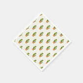 Cactus & Succulent Polk Dot Pattern Servetten (Hoek)