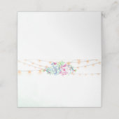 Cactus Succulent String Lights Trouwplaats Kaarten (Buitenkant ongevouwen)