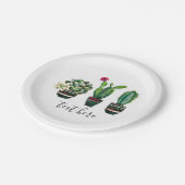 cactus, succulent, waterverf, fiesta, mexican; papieren bordje (Gekanteld)