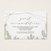 Cactus & Succulents Hébergements Insertion Carte (Devant)