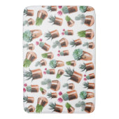 Cactus & Succulents in Roos Gold Pots Badmat (Voorkant Verticaal)