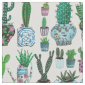 Cactus Succulents Motif de surface | Tissu (Détail)