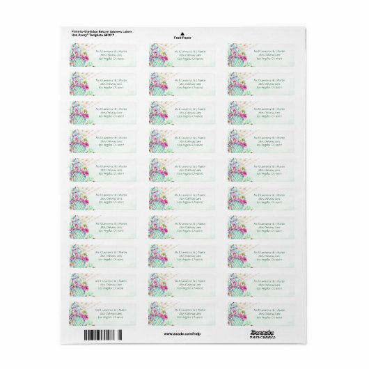 Cactus Succulents String Lights Etiket (Full Sheet)