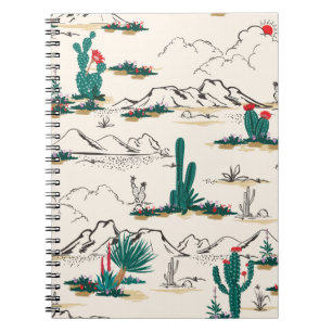 Cactus Succulents: woestijnbloemen. Notitieboek